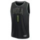 Men's New Orleans Pelicans Zion Williamson Fanatics Black Fast Break Jersey - City Edition