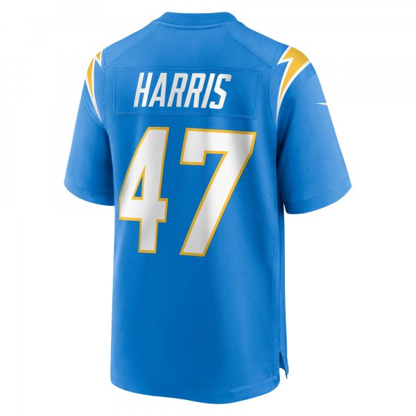 Men's Los Angeles Chargers Josh Harris Nike Powder Blue Game Jersey