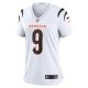 Women's Cincinnati Bengals Joe Burrow Nike White Game Jersey