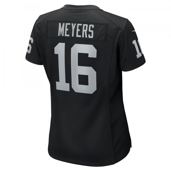 Women's Las Vegas Raiders Jakobi Meyers Nike Black Game Player Jersey