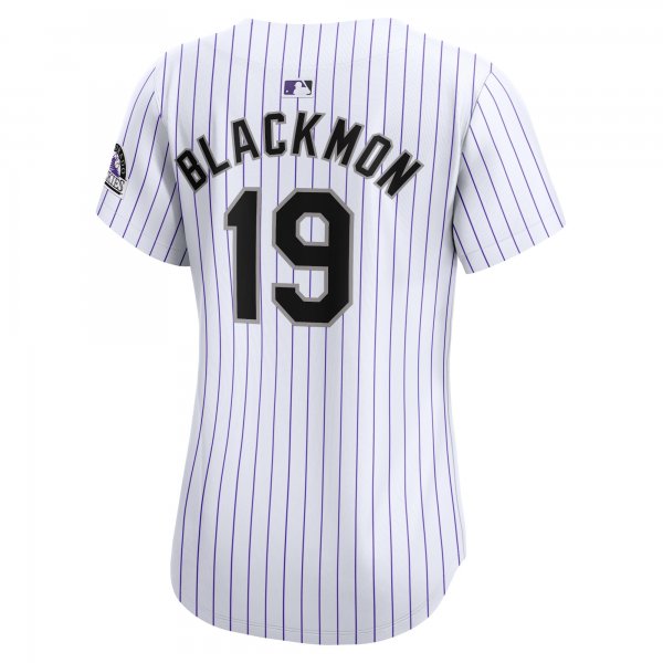 Women's Colorado Rockies Charlie Blackmon Nike White Home Limited Player Jersey