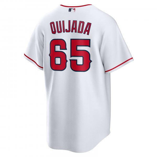 Men's Los Angeles Angels JosÃÂ© Quijada Nike White Home  Replica Player Jersey