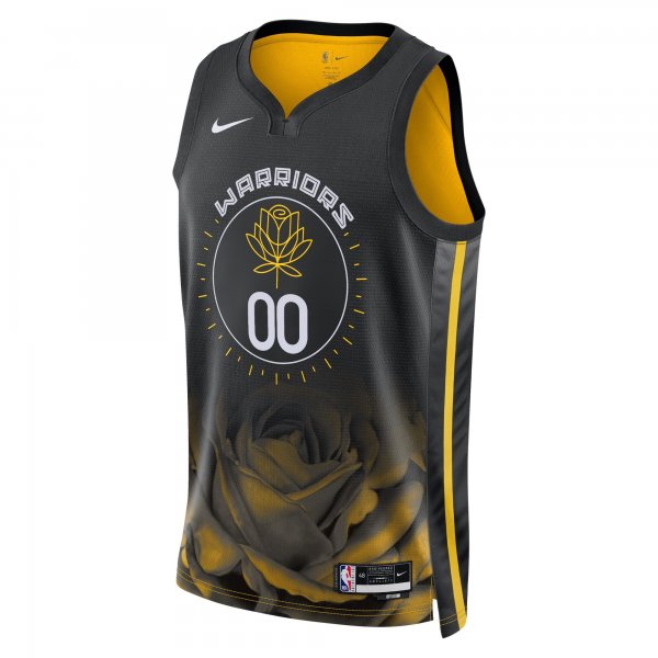 Unisex Golden State Warriors Nike Black 2022/23 Swingman Custom Jersey - City Edition