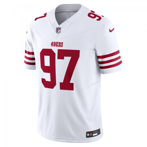 Men's San Francisco 49ers Nick Bosa Nike White Vapor F.U.S.E. Limited Jersey