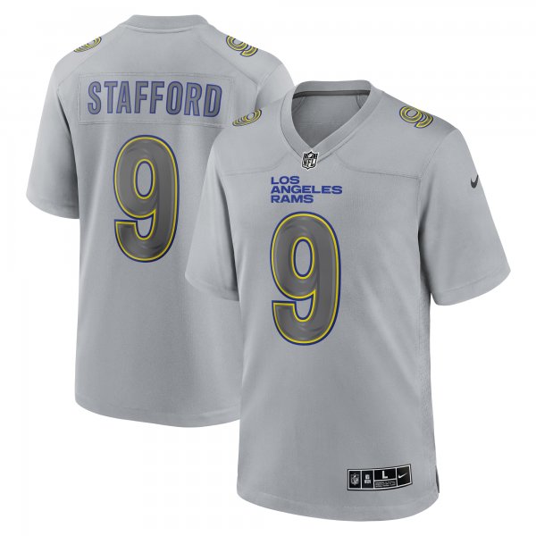 Men's Los Angeles Rams Matthew Stafford Nike Gray Atmosphere Fashion Game Jersey