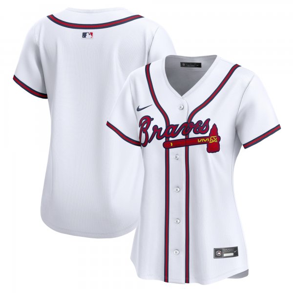 Women's Atlanta Braves Nike White Home Limited Jersey