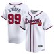 Men's Atlanta Braves #99 Spencer Strider Nike White Home Limited Player Jersey