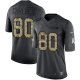 Nike New York Jets #80 Wayne Chrebet Black Men's Stitched NFL Limited 2016 Salute to Service Jersey