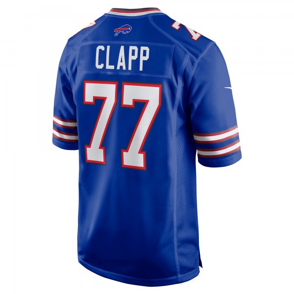 Men's Buffalo Bills Will Clapp Nike  Royal  Game Jersey