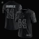 Men's Carolina Panthers Sam Darnold Nike Black RFLCTV Limited Jersey