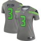 Women's Seattle Seahawks Russell Wilson Nike Gray Inverted Legend Jersey