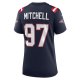 Women's New England Patriots DaMarcus Mitchell Nike Navy Game Player Jersey