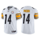 Men's Pittsburgh Steelers #14 George Pickens White Vapor Untouchable Limited Stitched NFL Jersey