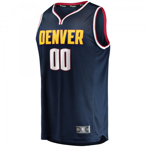 Men's Denver Nuggets Fanatics Navy 2018/19 Fast Break Custom Replica Jersey - Icon Edition