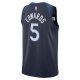 Unisex Minnesota Timberwolves Anthony Edwards Nike Navy Swingman Jersey - Icon Edition