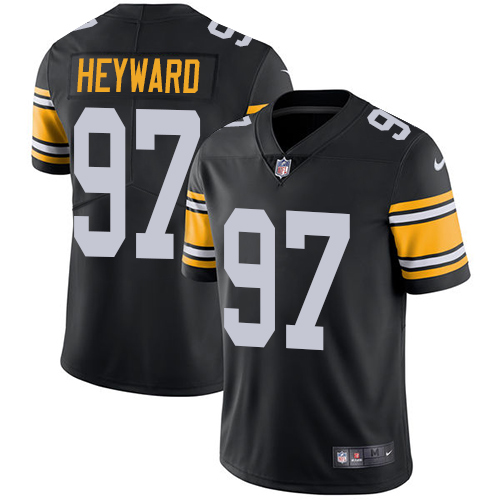 Men's Nike Steelers #97 Cameron Heyward Black Alternate Stitched NFL Vapor Untouchable Limited Jersey