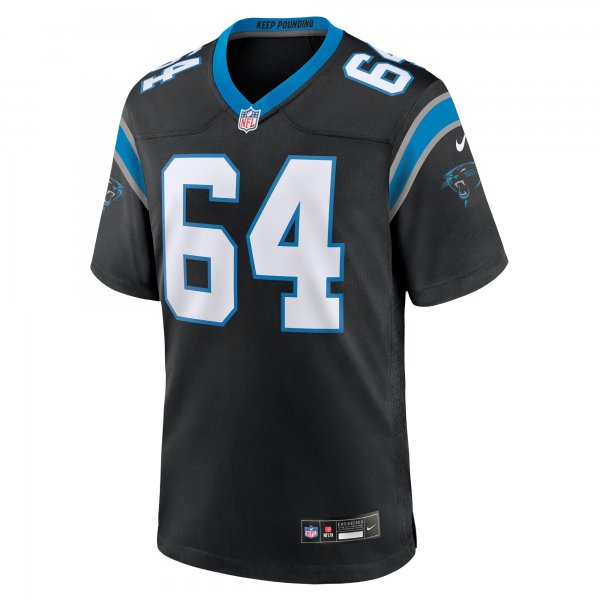 Men's Carolina Panthers Brett Toth Nike  Black  Game Jersey