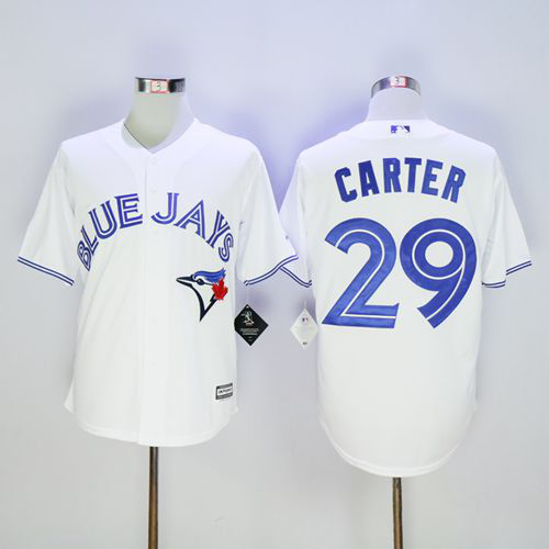 Toronto Blue Jays #29 Joe Carter White New Cool Base Stitched MLB Jersey