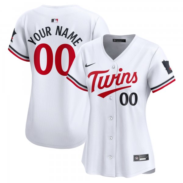 Women's Minnesota Twins Nike White Home Limited Custom Jersey