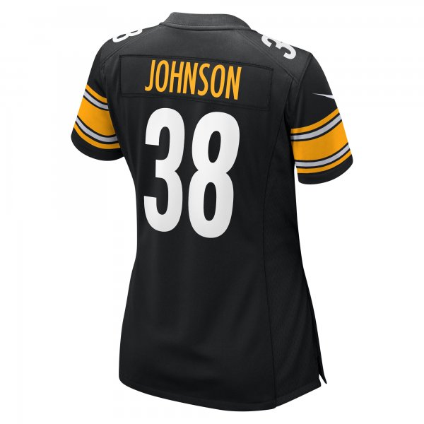 Women's Pittsburgh Steelers Caleb Johnson Nike  Black  Game Jersey