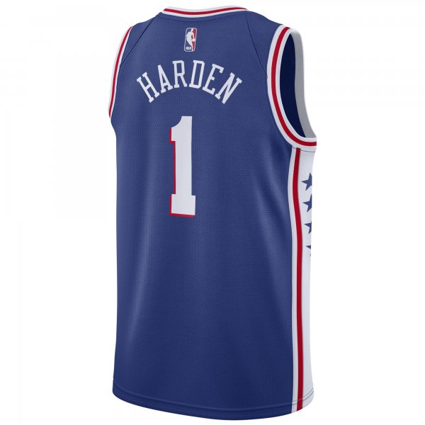 Men's Philadelphia 76ers James Harden Nike Royal Swingman Jersey - Icon Edition