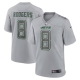 Men's New York Jets #8 Aaron Rodgers Nike Heather Gray Atmosphere Fashion Limited Jersey