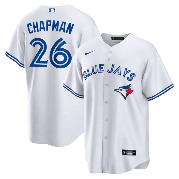 Men's Toronto Blue Jays #26 Matt Chapman Nike White Player MLB Jersey