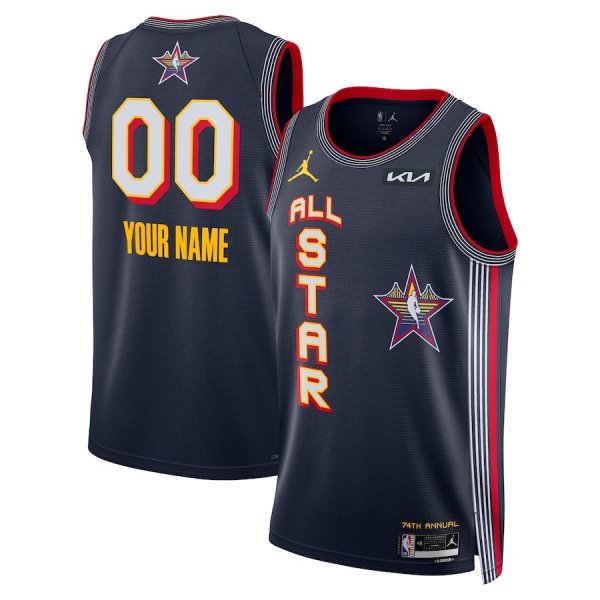 Men's Jordan Brand Unisex 2025 NBA All-Star Game Swingman Pick-A-Player Navy Custom Jersey