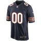 Men's Chicago Bears Nike Navy Custom Game Jersey