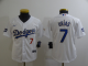 Youth Nike Los Angeles Dodgers #7 Julio Urias White MLB Stitched Jersey