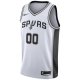 Men's San Antonio Spurs Nike White Custom Swingman Jersey - Association Edition