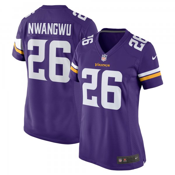 Women's Minnesota Vikings Kene Nwangwu Nike Purple Game Jersey