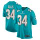 Men's Miami Dolphins Tino Ellis Nike Aqua Home Game Player Jersey