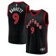 Men's Toronto Raptors RJ Barrett Fanatics Black Fast Break Player Jersey - Statement Edition