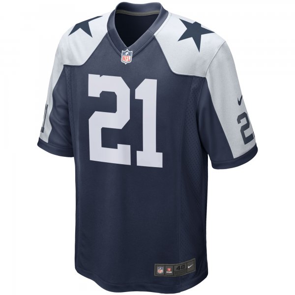 Men's Dallas Cowboys Ezekiel Elliott Nike Navy Alternate Game Team Jersey