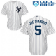 Men's New York Yankees #5 Joe DiMaggio Stitched White MLB Jersey