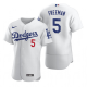 Men's Los Angeles Dodgers #5 Freddie Freeman Nike White MLB Flex Base Jersey