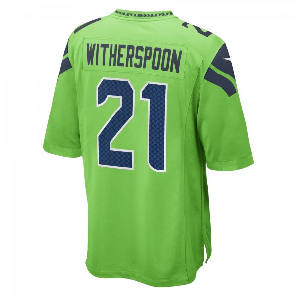 Men's Seattle Seahawks Devon Witherspoon Nike Neon Green  Game Jersey