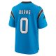 Men's Carolina Panthers Brian Burns Nike Blue Alternate Game Jersey