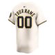 Men's Milwaukee Brewers Nike Cream Home Limited Custom Jersey