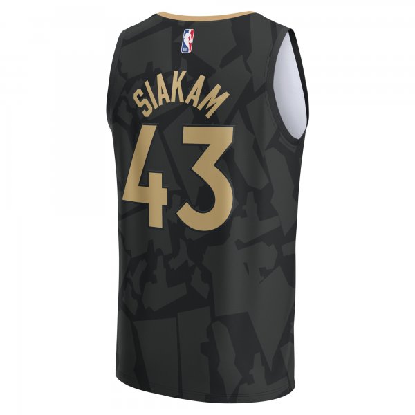 Men's Toronto Raptors Pascal Siakam Fanatics Black Fastbreak Jersey - City Edition