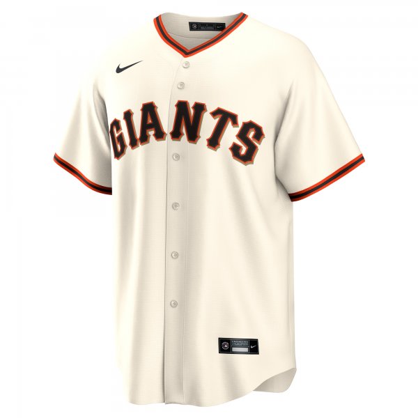 Men's San Francisco Giants Nike Cream Home Blank Replica Jersey