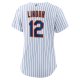 Women's New York Mets Francisco Lindor Nike White Home Replica Player Jersey