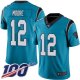 Carolina Panthers #12 DJ Moore Blue Men's Stitched NFL Limited Rush 100th Season Jersey