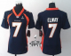 Nike Denver Broncos #7 John Elway Blue Alternate Super Bowl XLVIII Women's Stitched NFL New Elite Jersey