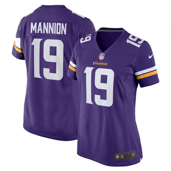 Women's Minnesota Vikings Sean Mannion Nike  Purple  Game Jersey