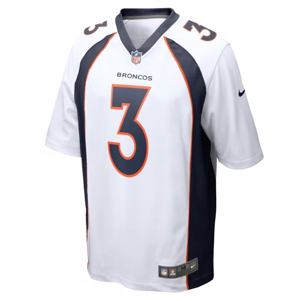 Youth Denver Broncos Russell Wilson Nike White Game Jersey