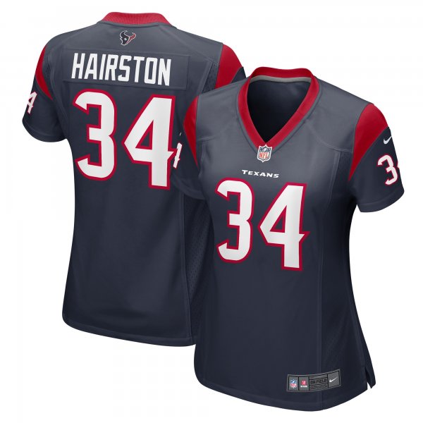 Women's Houston Texans Troy Hairston Nike Navy Game Player Jersey