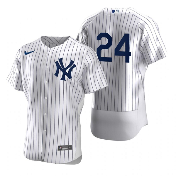 Youth New York Yankees #24 Tino Martinez Nike White MLB Jersey