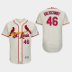 Men's St. Louis Cardinals #46 Paul Goldschmidt Ivory Collection Alternate Flex Base Jersey